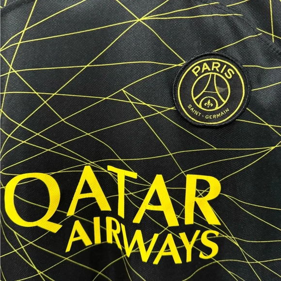 Mbappe Qatar Airways PSG Paris St. Germain Football Soccer Jersey - Picture 3 of 7